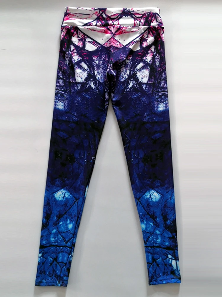 Mallas de Yoga con estampado Digital para mujer, pantalones de entrenamiento, ropa de gimnasio, Leggings delgados, Leggings deportivos de realce,