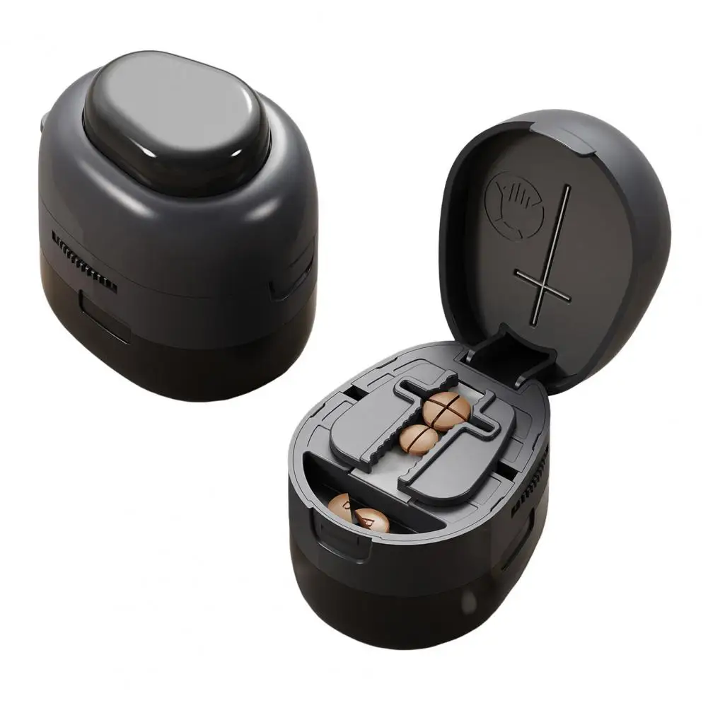 Safe Pill Splitter Portable 2-in-1 Pill Cutter with Adjustable Sharp Blade for Small Tiny Pills Safe Tablet for Accurate