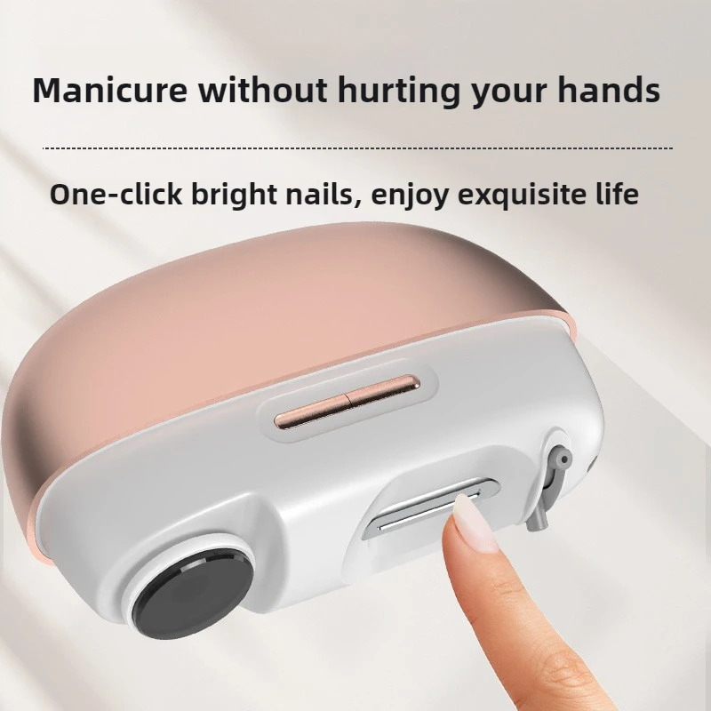 

2 IN 1 Electric Nail Clipper Cutter with LED Light Automatic Nail Grinder Trimmer for Baby Adult Mini Manicure Tools Nail Care