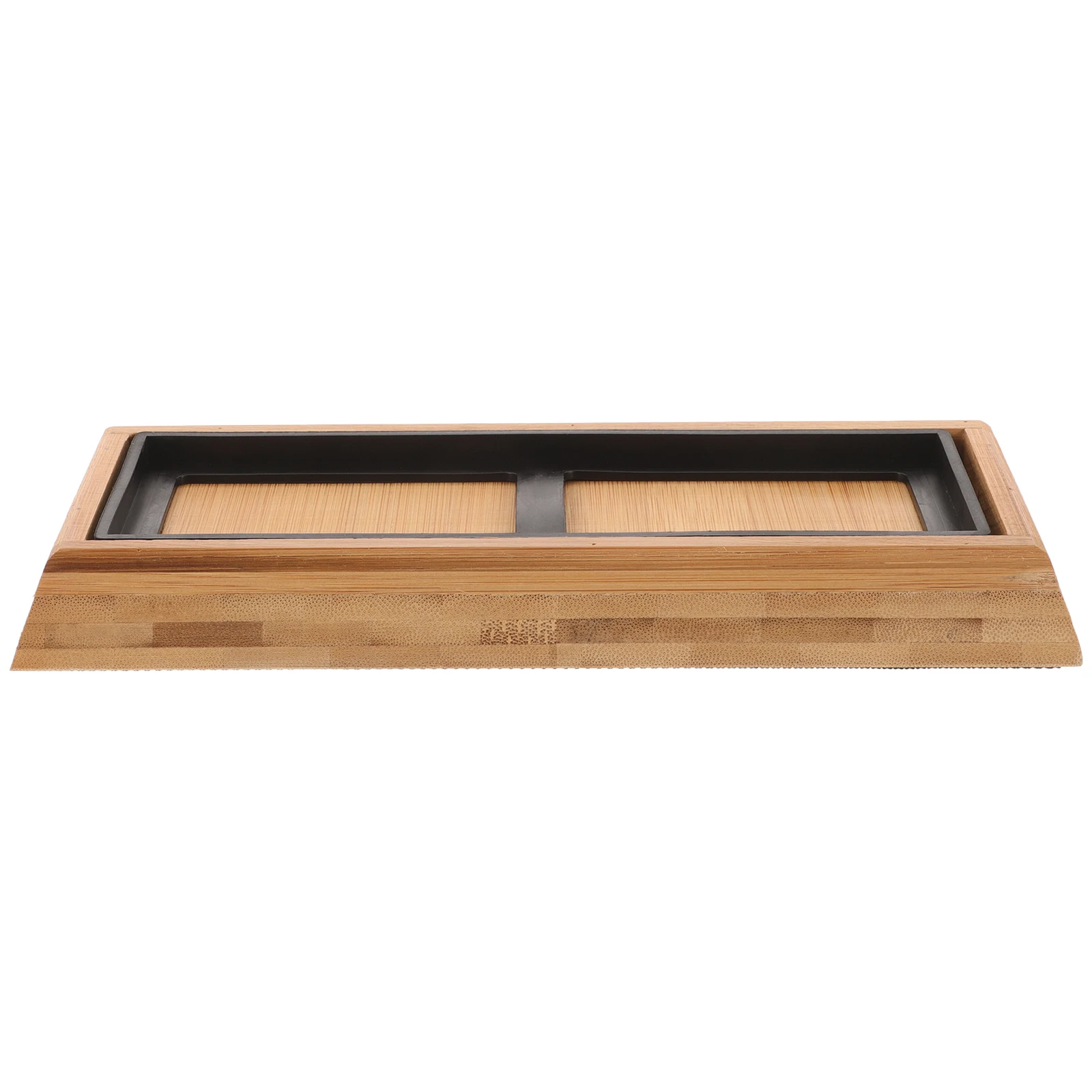 

Bamboo Whetstone Base Rubber Ring Kitchen Knife Sharpener Storage Holder Home Use Sharpening Tool Grinders Stand Practical Gift
