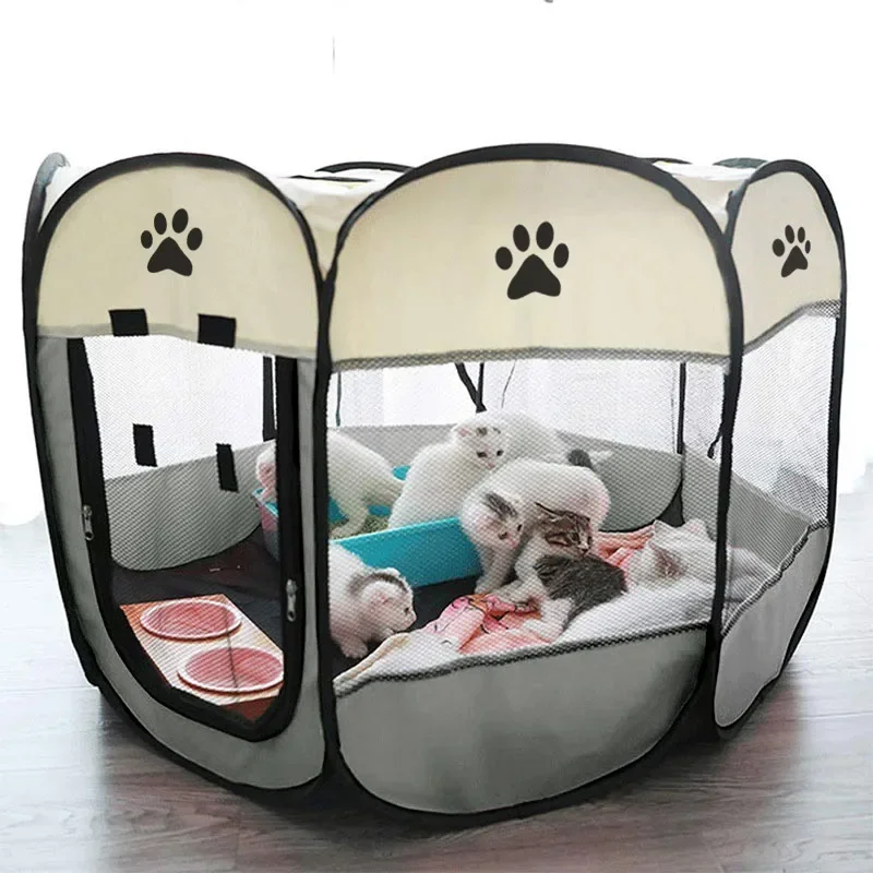 Portable perros House Large Small Dogs Outdoor Dog Cage Houses For Foldable Indoor Playpen Puppy Cats Pet Dog Bed Tent dog house