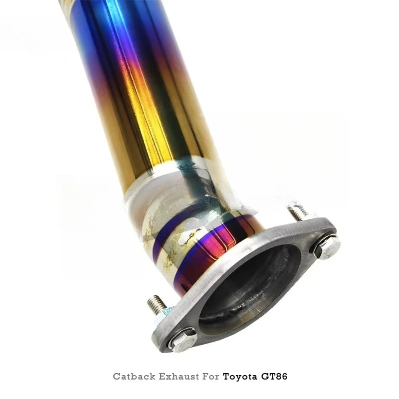 YD Titanium Pipes Catback Muffler for  FT86/GT86/GR86/86/Scion FR-S 2.0L 2012-2024 Sport Car Exhaust System Active Sound