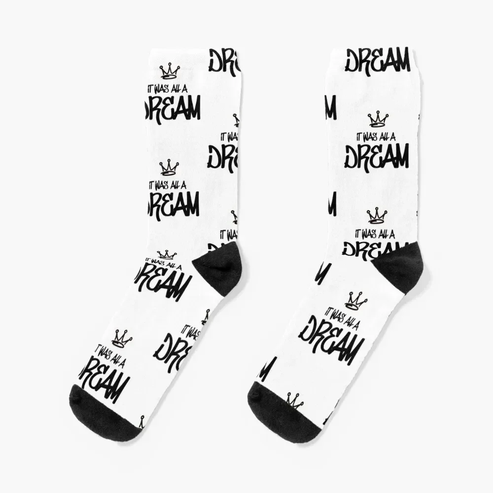 

Biggie SmallsIt Was All A Dream Socks set professional running winter gifts loose Socks Male Women's