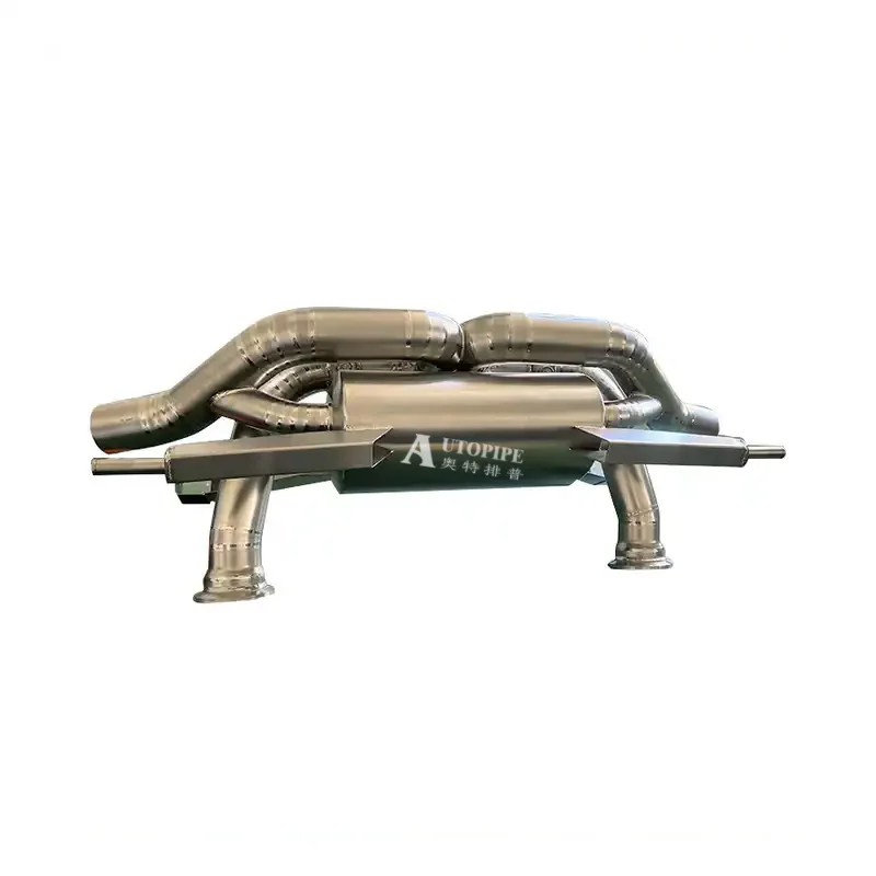 1:1 scale replica modified titanium exhaust muffler for Gallardo LP550-2, custom service only