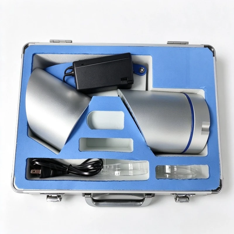 Planktonic Bacteria Air Sampler 100L/min, Microbial Air Sampler with 316 Stainless Steel Head for Cleanroom