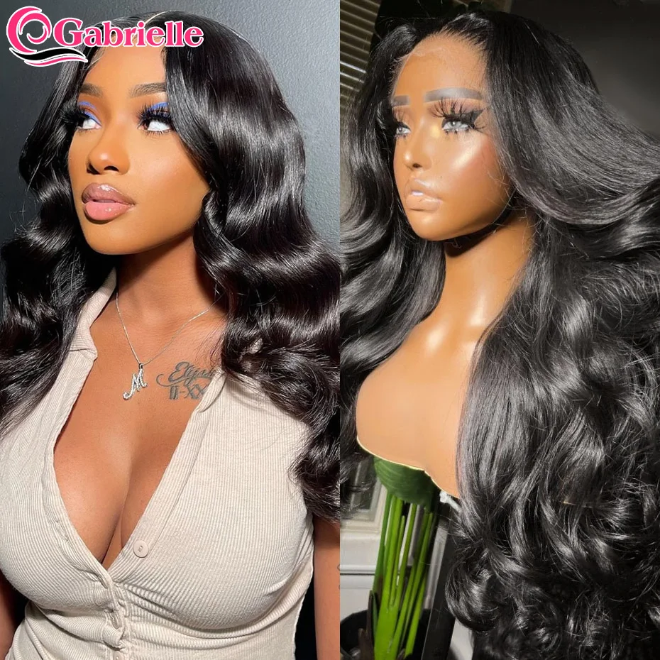 Body Wave 13x6 13x4 Lace Front Human Hair Wigs for Women Brazilian Glueless 5x5 Closure Wig Ready to Wear 30 inch Gabrielle