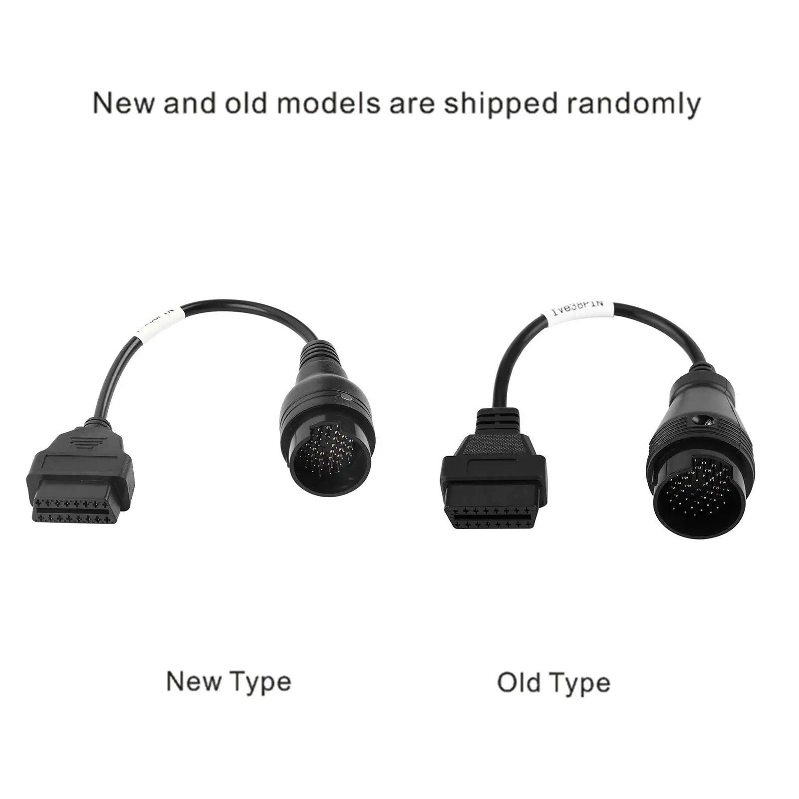 38 دبوس إلى 16 دبوس obd2 كابل محول التشخيص الثقيلة التوصيل اللعب اتصال مستقر لشاحنة تشخيص المركبات التجارية
