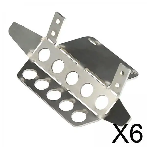 

6x RC Chassis Front Protection Plate for WPL MN D90 1/12 RC Truck