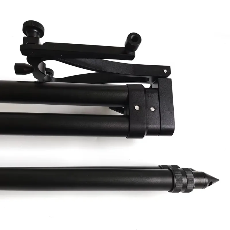 Portable foldable fishing rod holder with adjustable aluminum alloy fishing fixing seat