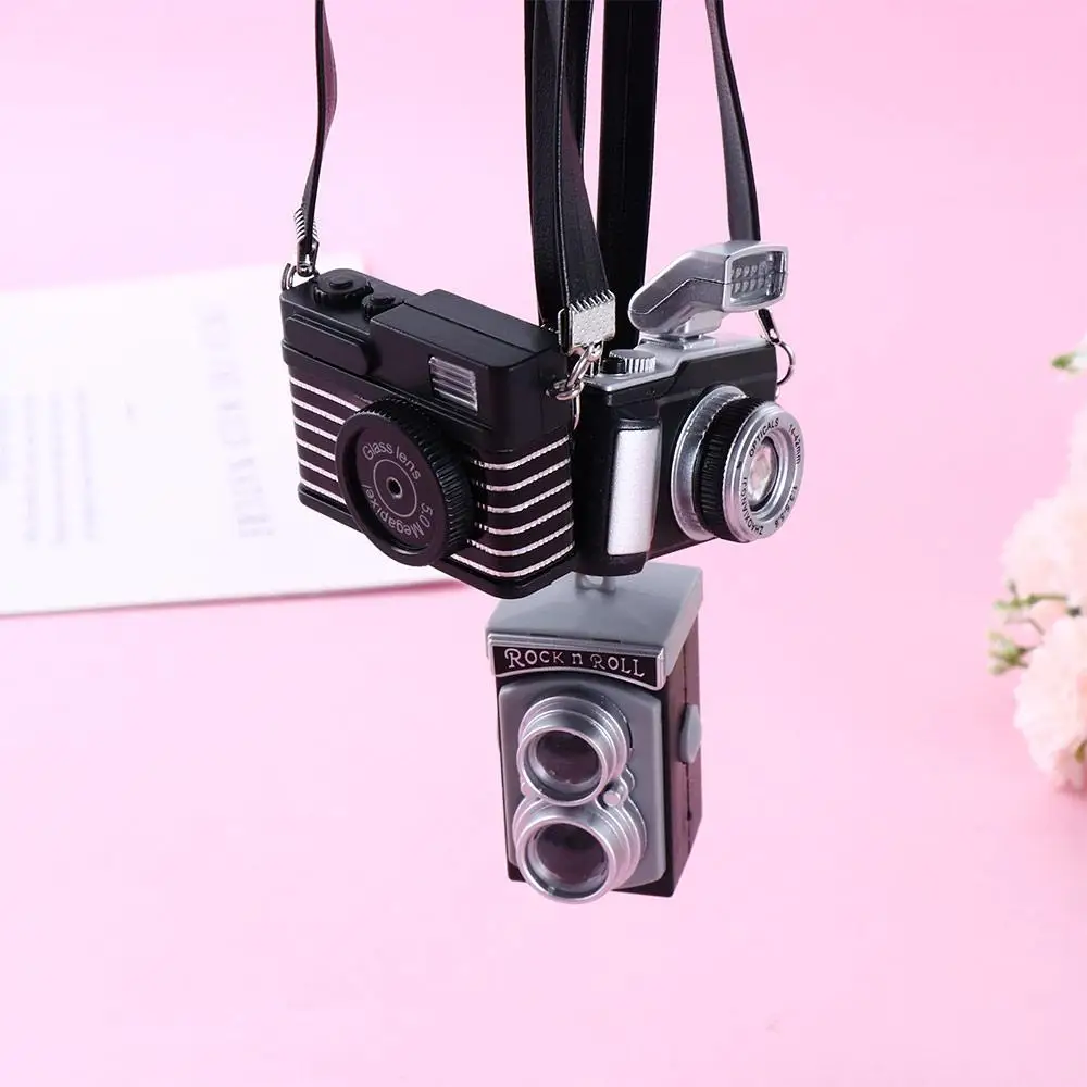 Decoration Retro BJD 1/6 Doll Plastic Toy Mini Doll Camera Doll SLR Camera Dollhouse Miniature Camera Miniature Digital Camera