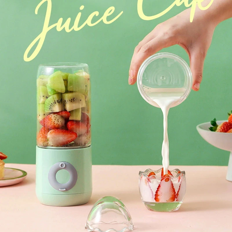 500ml Mini Blender Fruit Juicer Portable USB Handheld Smoothie Blender Wireless Vegetables Fruits Juicer Kitchen Tool Accessorie