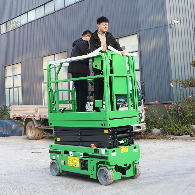 Good Quality 6m 12m Electric Hydraulic Small Mini Personal Man Lift Portable Mobile Scissor Lift