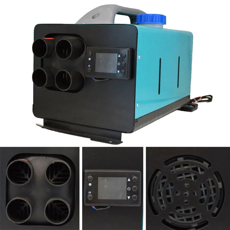 ملحقات سخان التوقف الكل في واحد 12 فولت، سخان هواء ديزل محمول مع شاشة LCD وجهاز تحكم عن بعد لحافلة الشاحنة وRV ​