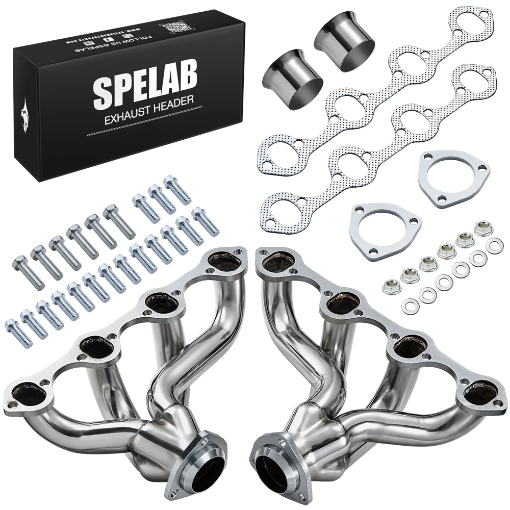 

Stainless Steel Exhaust Header for Ford 1964-1978 SBF 260 289 302 V8 Shorty