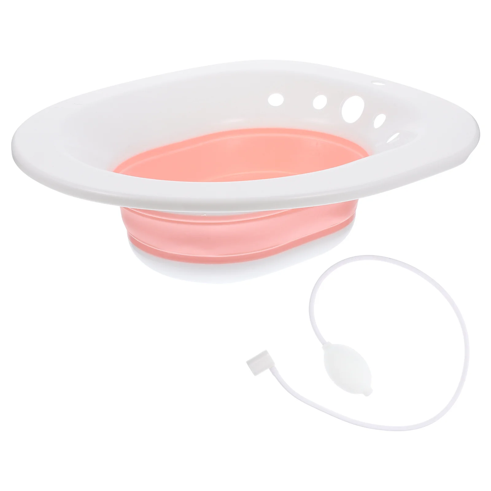 1 conjunto de bacia de banho de assento plástico pós-parto cuidados lavatório engrossado reutilizável resistente a altas temperaturas borda lisa feminino privado