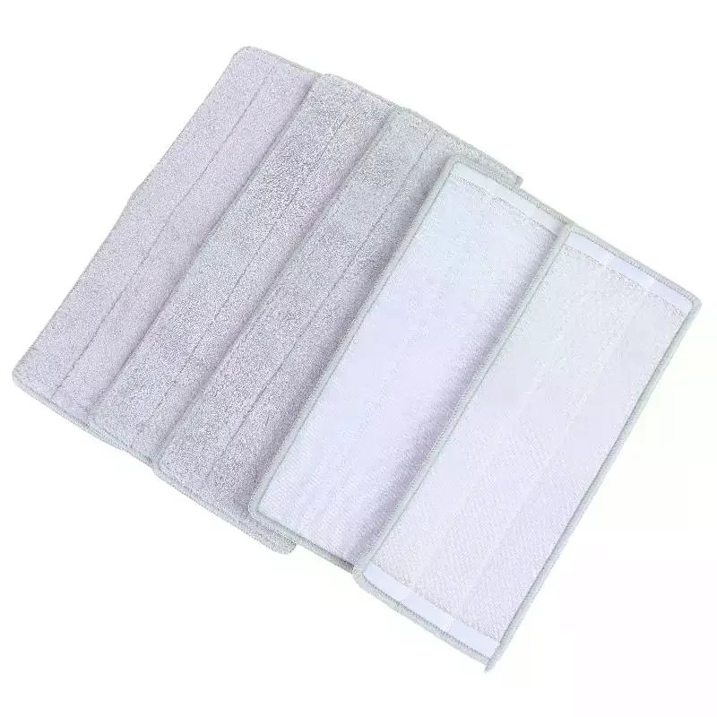Flat Mop Replacement Pads: 3Pcs Reusable Thickened Microfiber Absorbent Refill Spray Dust Cleaning Supplies