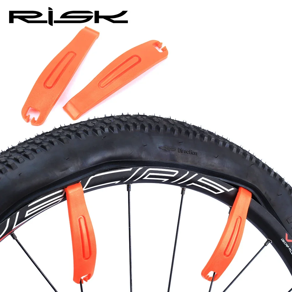 RISK KENWAY series 3pcs/set Bike Bicycle  Nylon Tire Levers Pry Bar Crowbar Steel Tyre Stick Spoon Tube Repair Tool