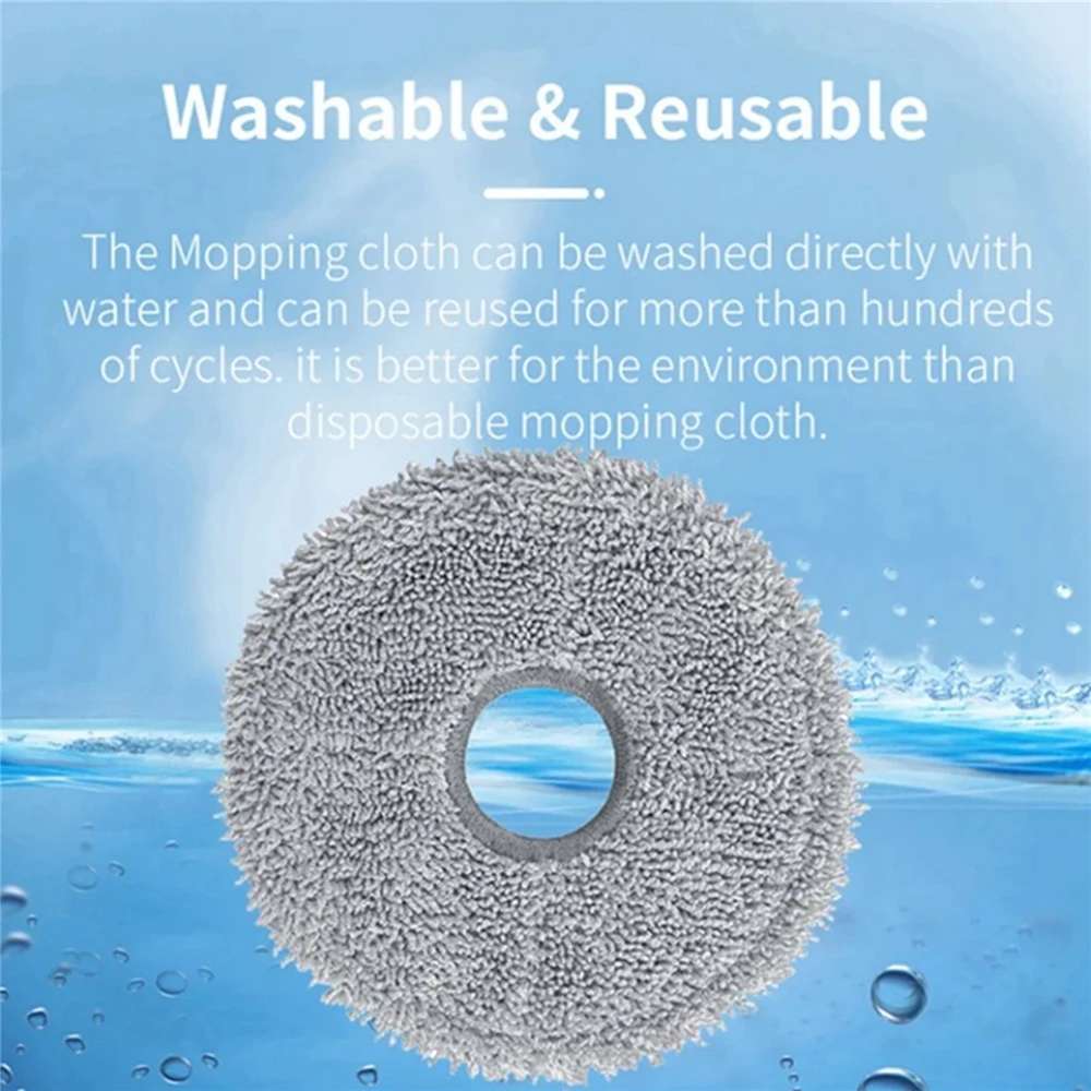 26pcs Replacement Accessories Roller*2+Side Brush*6+HEPA Filter*6+Dust Bag*6+Mop Cloth*6 For Cecotec Conga 11090 Spin Revolution image 5