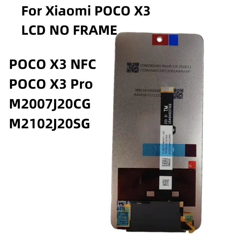 NEW LCD For Xiaomi POCO X3 FOR POCO X3 PRO FOR X3 NFC Touch Screen