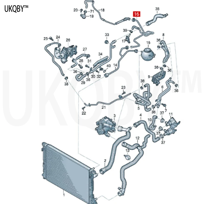 Kép 3: Kisegítő Főzőedény Cső 80A121081AT 80A121081C