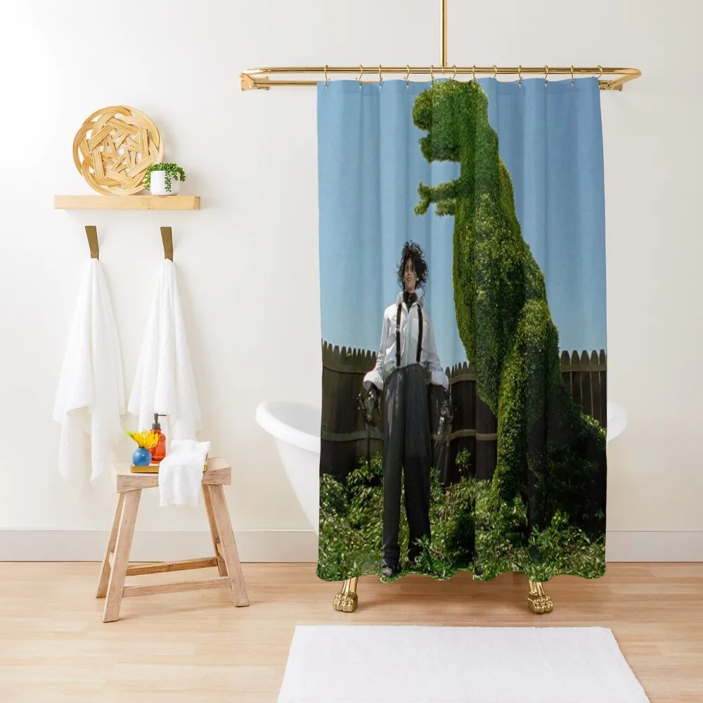 

Edward Scissorhands ''T-rex'' Shower Curtain Cute Shower Waterproof Bathroom Shower Bathtub Curtain