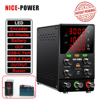 OCP Battery Lab DC Power Supply 30V 10A 300W Adjustable Voltage Stabilizer Type-C USB-A Quick Charging Bench Switching Regulator