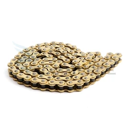 Motorcycle 420 Gold Chains 104L 110L Links Drive Chain For 50cc 70cc 90cc 110cc 125cc Dirt Pit Bike Motocross ATV Quad