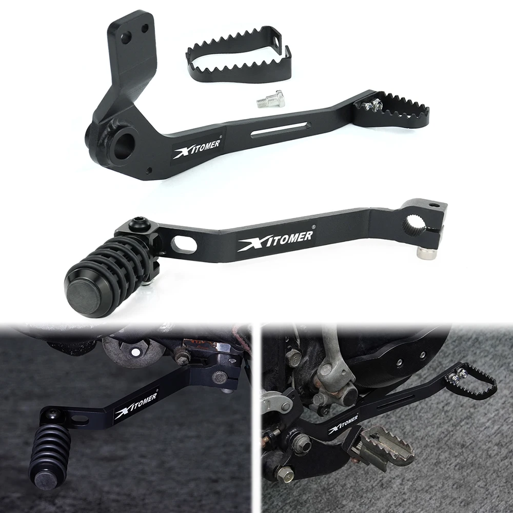 

Для Yamaha TW200 1987-2021 2022 2023 2024 2025 мотоциклетный задний ножной тормозной рычаг, складной рычаг переключения передач, рычаг переключения передач