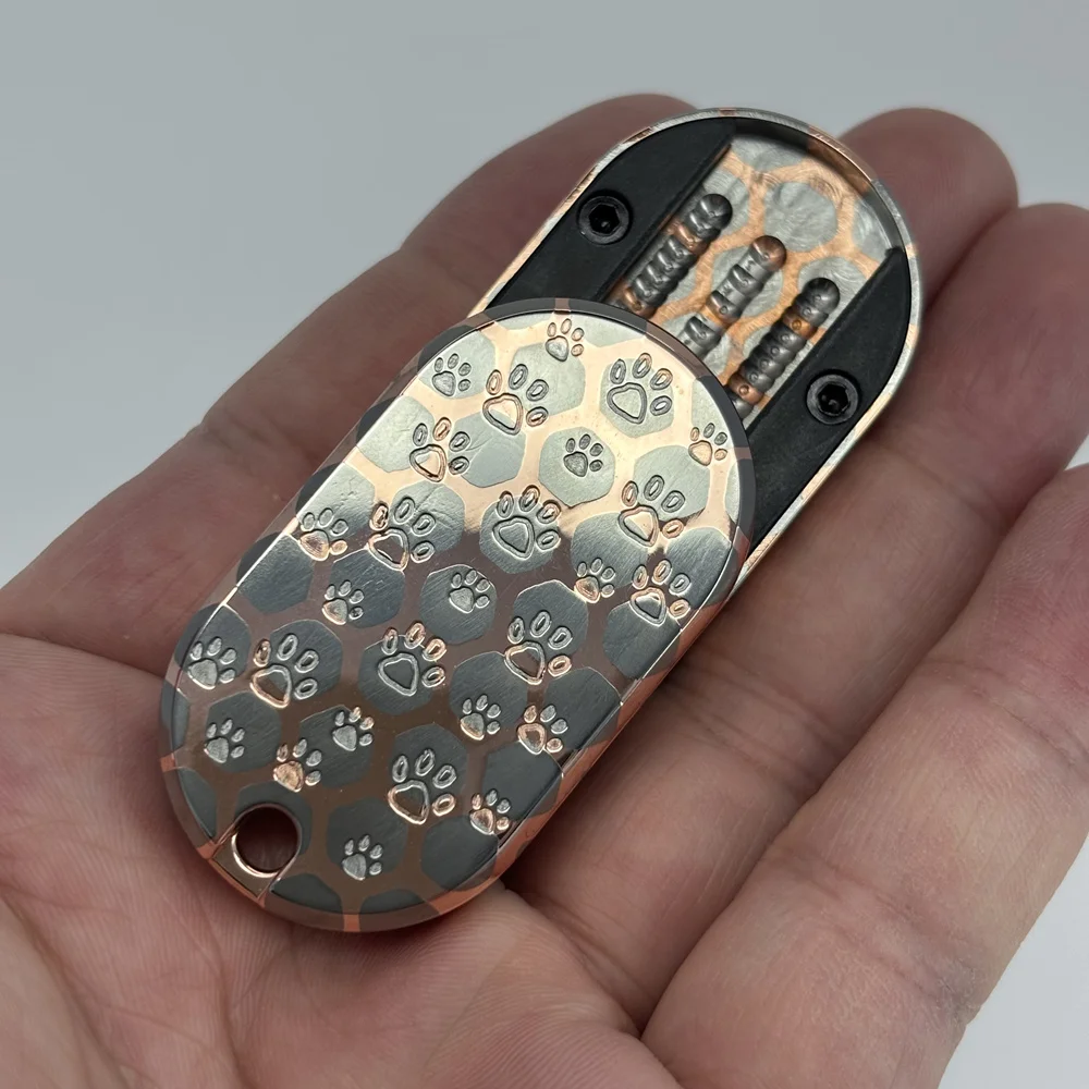 本物の超電導体メカニカルフィジェットスライダー ADHD メタル EDC フィジェットおもちゃ オフィスデスクおもちゃ 不安ストレス解消おもちゃ