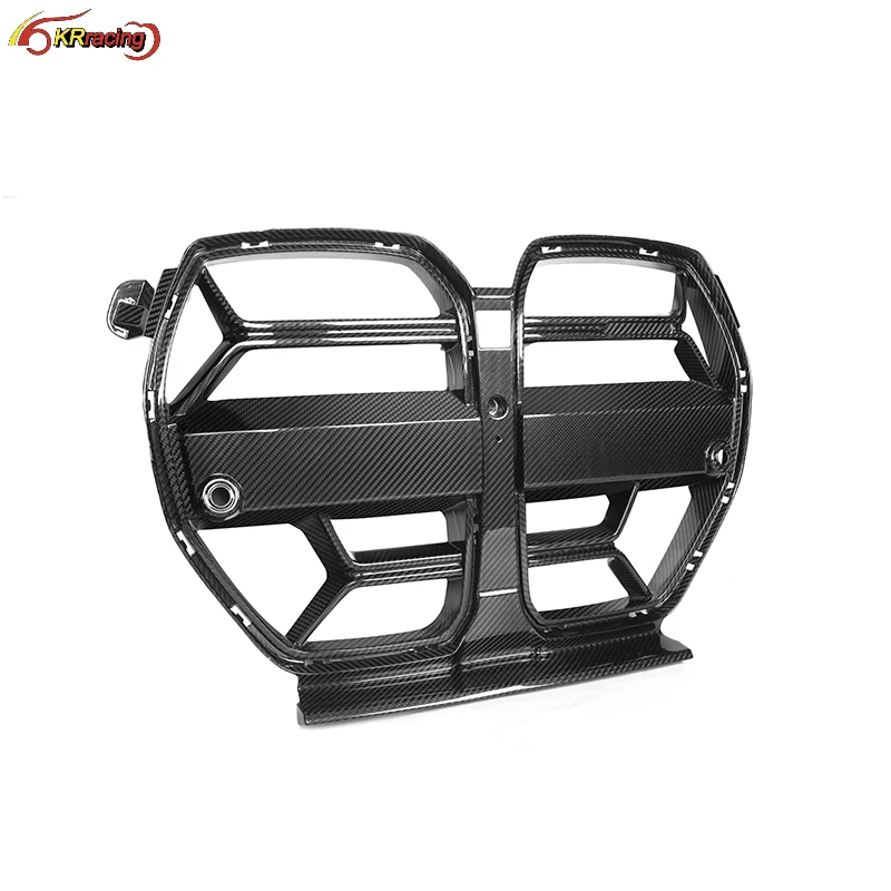 

Dry Carbon Fiber Car CSL Style Front Bumper Center Mesh Grille Grill For BMW G80 M3 G82 G83 M4 2020+