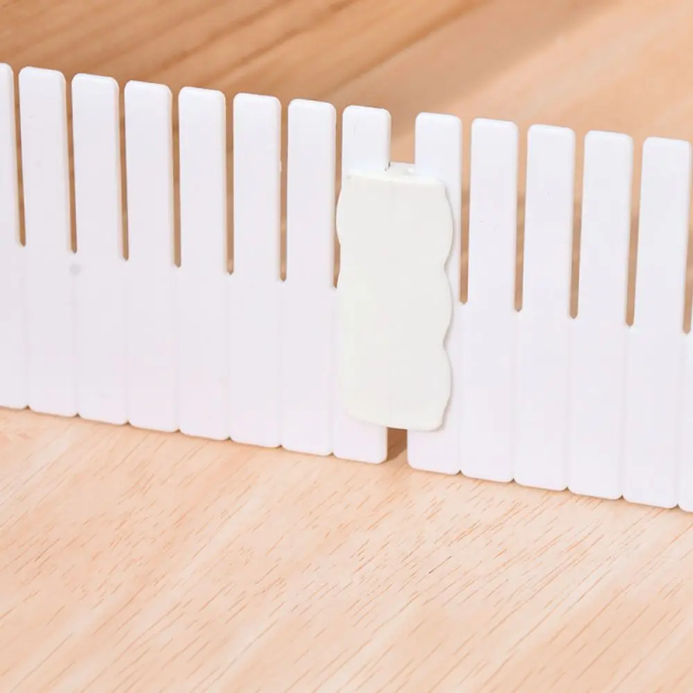 Drawer Organizer Partition Clips For 2mm Board Plastic Fixing Buckles Cross Joint Connector Storage Accessories Gadgets