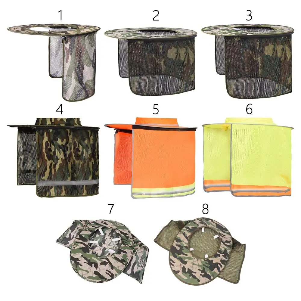 Wide Brim Hard Hat Visor Sun Shade Neck Protector Sun Protection Hard Hat Sun Shield Breathable UV Protection Cooling Neck