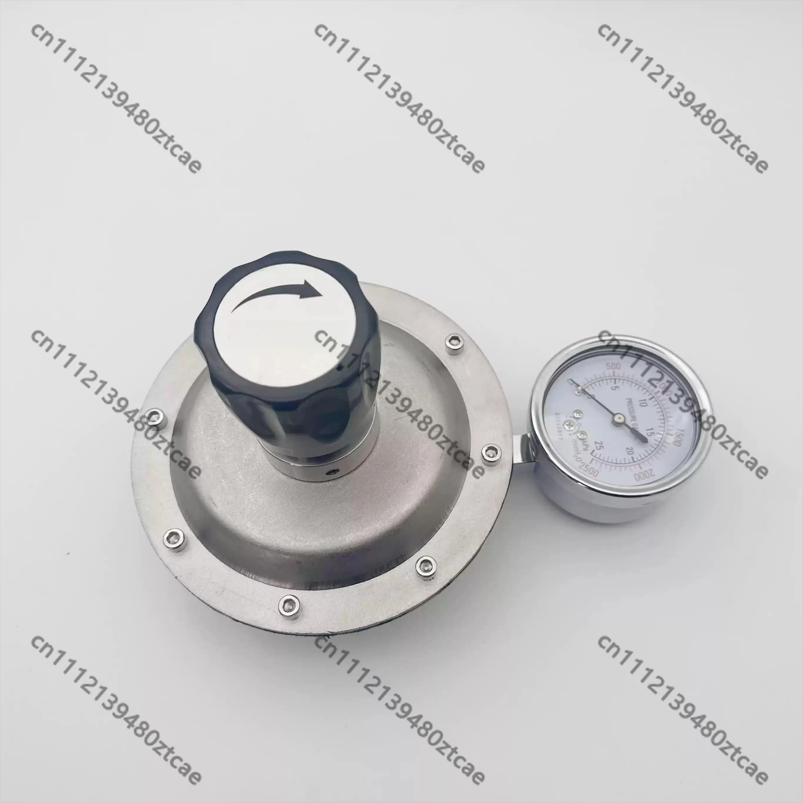 Stainless Steel Micro Pressure Regulating Control Valve Anti Corrosion 10kPa 20kPa 50kPa 100kPa Low Pressure Reducer