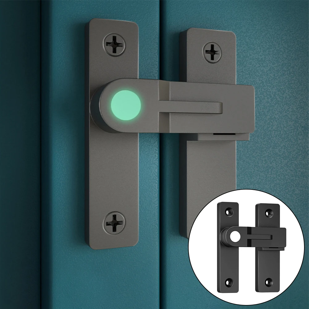 

180 Degree Flip Barn Door Lock, Heavy Duty Gate Latches Flip Latch Safety Door 180 Degree Barn Door Lock