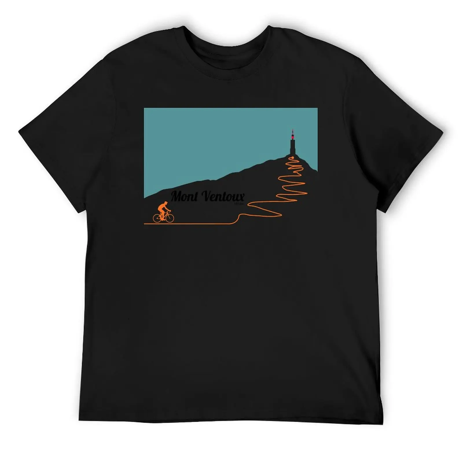 

Mont Ventoux Cycling Artwork T-Shirt summer 2025 summer tops graphic shirts mens t shirts top quality