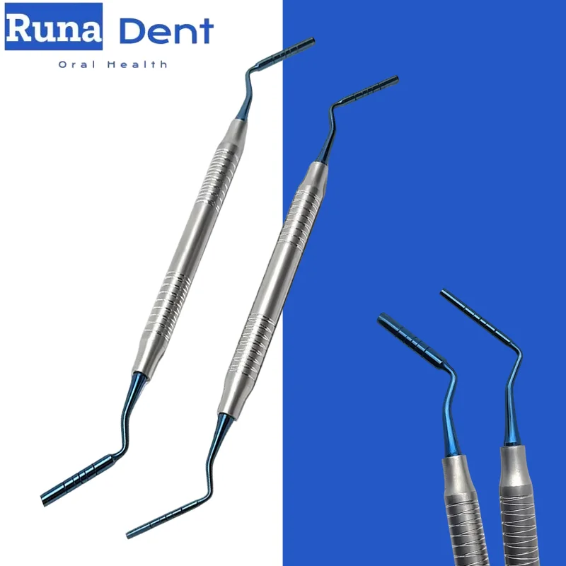 Dental Bone Graft Kit Stainless Steel Double Spatula Restorative Bone Powder Filling Implant