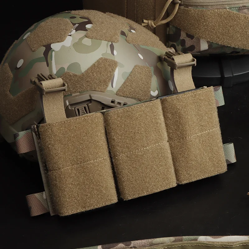 5.56 Dual Purpose Magazine Pouch ,Triple Magazine Bag, Magic Tape Paste Built in Quick Pull Out Device