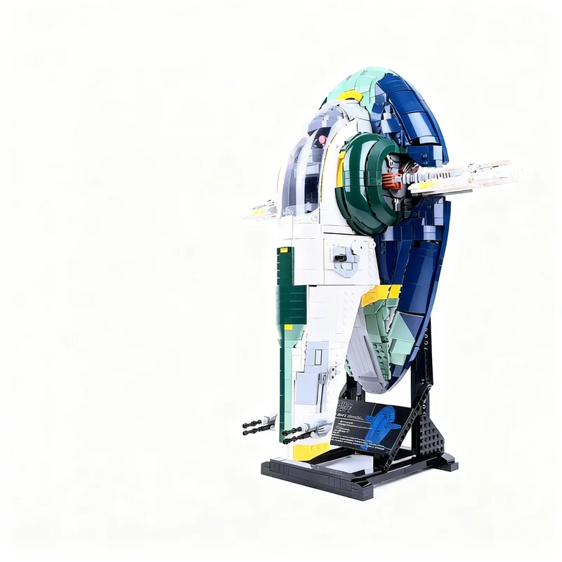 

3640PCS MOC Space Battle Ucs Slave 1 Seismic Charge Laser Cannons Mechanisms Model Building Blocks DIY Assembly Gift Home Set