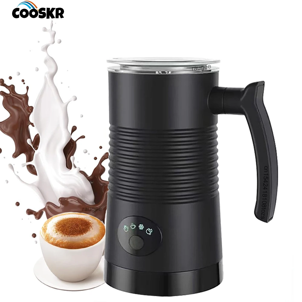 

Электрический автоматический роторный вспениватель молока для кофе, капучино, латте, пеногенератор, вспениватель горячего и холодного молока, подогреватель молока