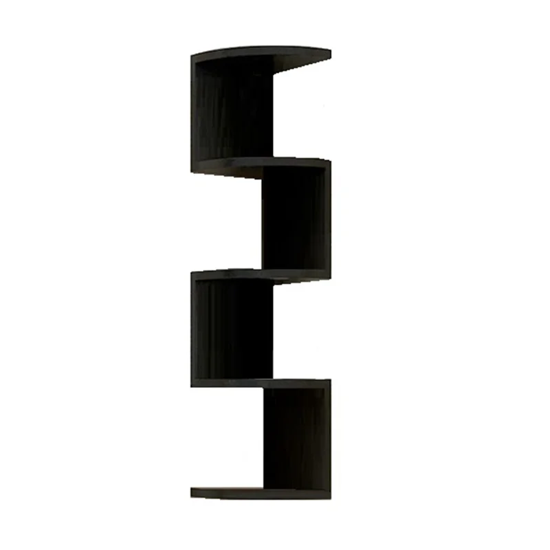 Corner Shelf Corner Corner Punching-Free Wall Bedroom Living Room Corner Bookshelf Kitchen Triangle Cabinet Storage Rack