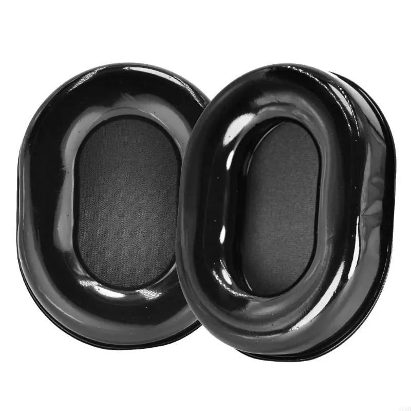 

G6DD Silicone Leather Earpads Ear Cushions for HyperXCLOUD 2 Headset Round Earcups