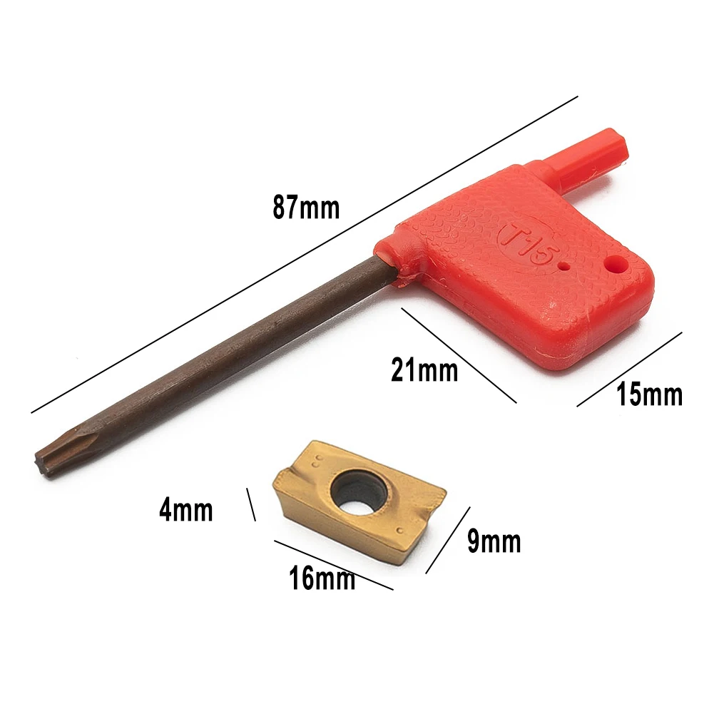 

Golden APMT1604 DP5320 Blade Indexable CNC Carbide Insert Parts Replacement Tool 10pcs/kit 16x9x5mm 25R0.8 New