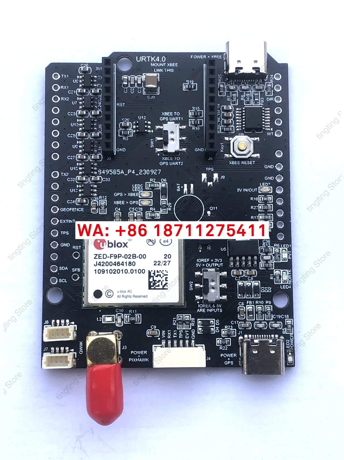 ZED-F9P High Precision Centimeter-level Board ZED-F9P/F9K/F9R/F9H/F9T Development Boards