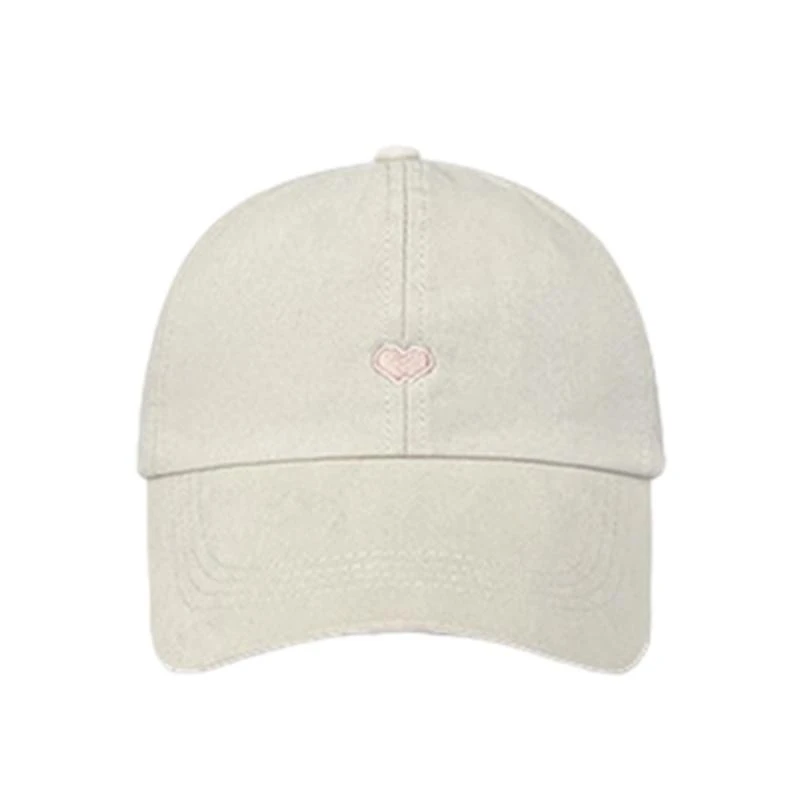 090B Children Ponytail Baseball Hat Breathable Cotton Sun Hat Embroidered Lovely Designs Sun Protections Hat for Outdoor Play