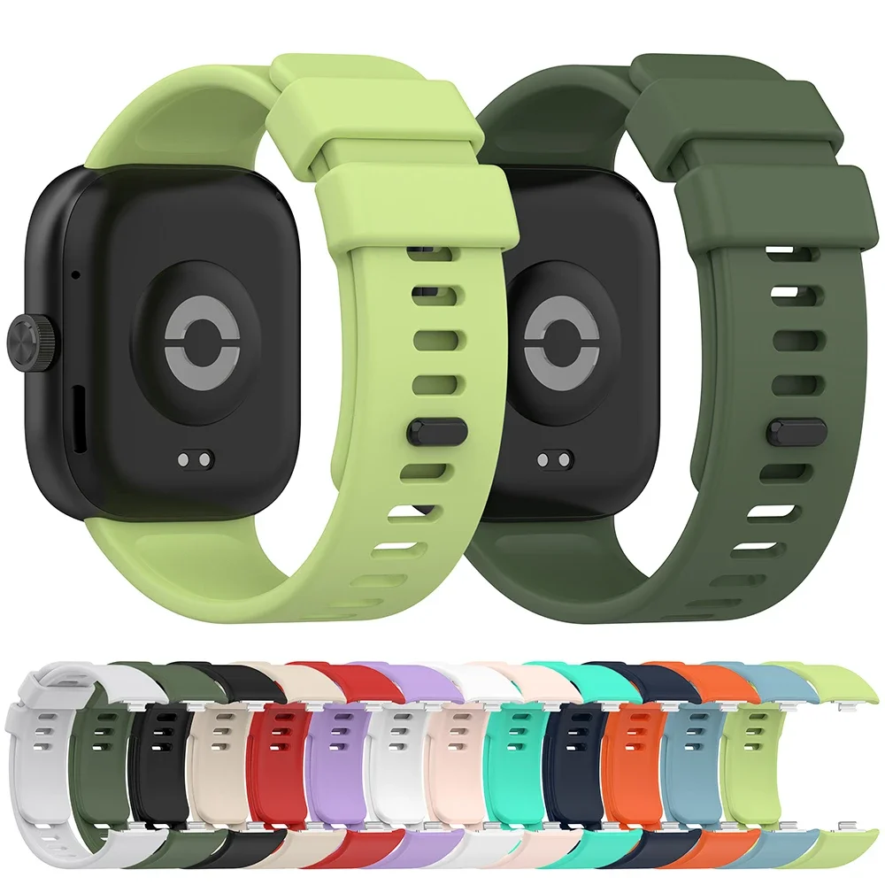 

Sport Strap For Xiaomi Mi Band 8 Pro Replacement Silicone Bracelet For Redmi watch 4 Smartwatch Watchbands Accessories
