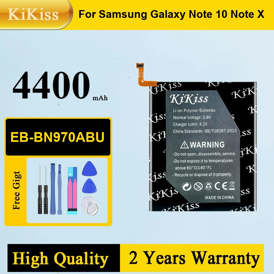 

Мощная батарея 4400 мАч KiKiss для Samsung Galaxy Note 10 Note X Note10 NoteX Note10