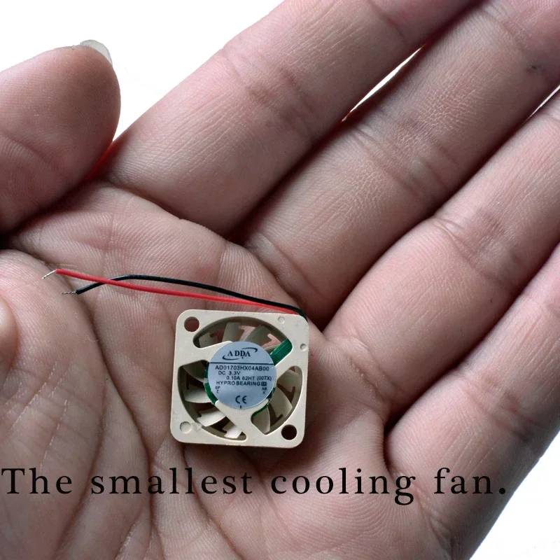 pa ADDA 1704 AD01703HX04AB00 1.7CM Mini Cooling fan 3.3V 5V 0.1A 0.33W 15000RPM Smallest Fan