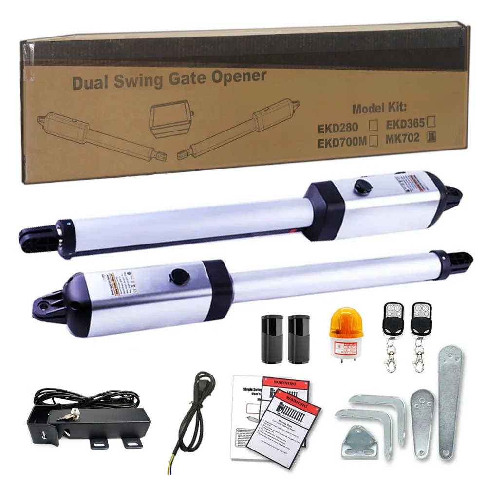 

RUNERYUE High Quality Manufacturer MK702 Economical Garage Door Opener Automatic Swing Gate Operator for Gates Weight 300kg