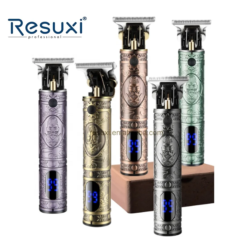 

Resuxi JM-700AL Костюм Профессиональный перезаряжаемый беспроводной станок для резки металла Мужской электрический триммер для стрижки волос