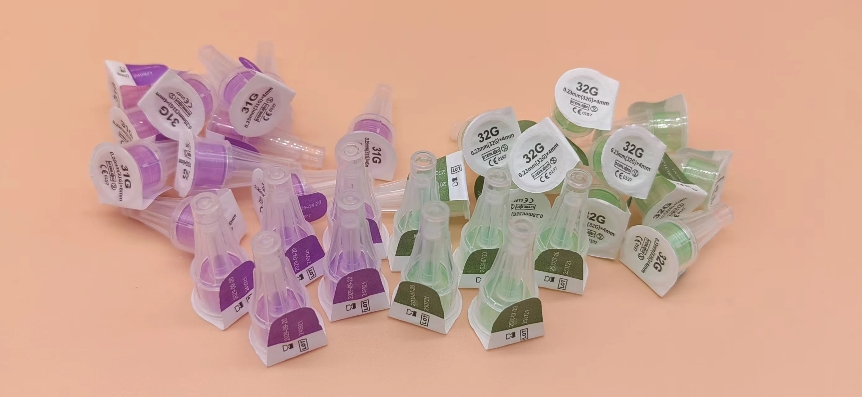 

Insulin needle 32G/31G 4/6/8mm Magic Pen Insulin Cartridges Pen Tip for Lilly Insulin Injection Independent Packaging100pcs/box